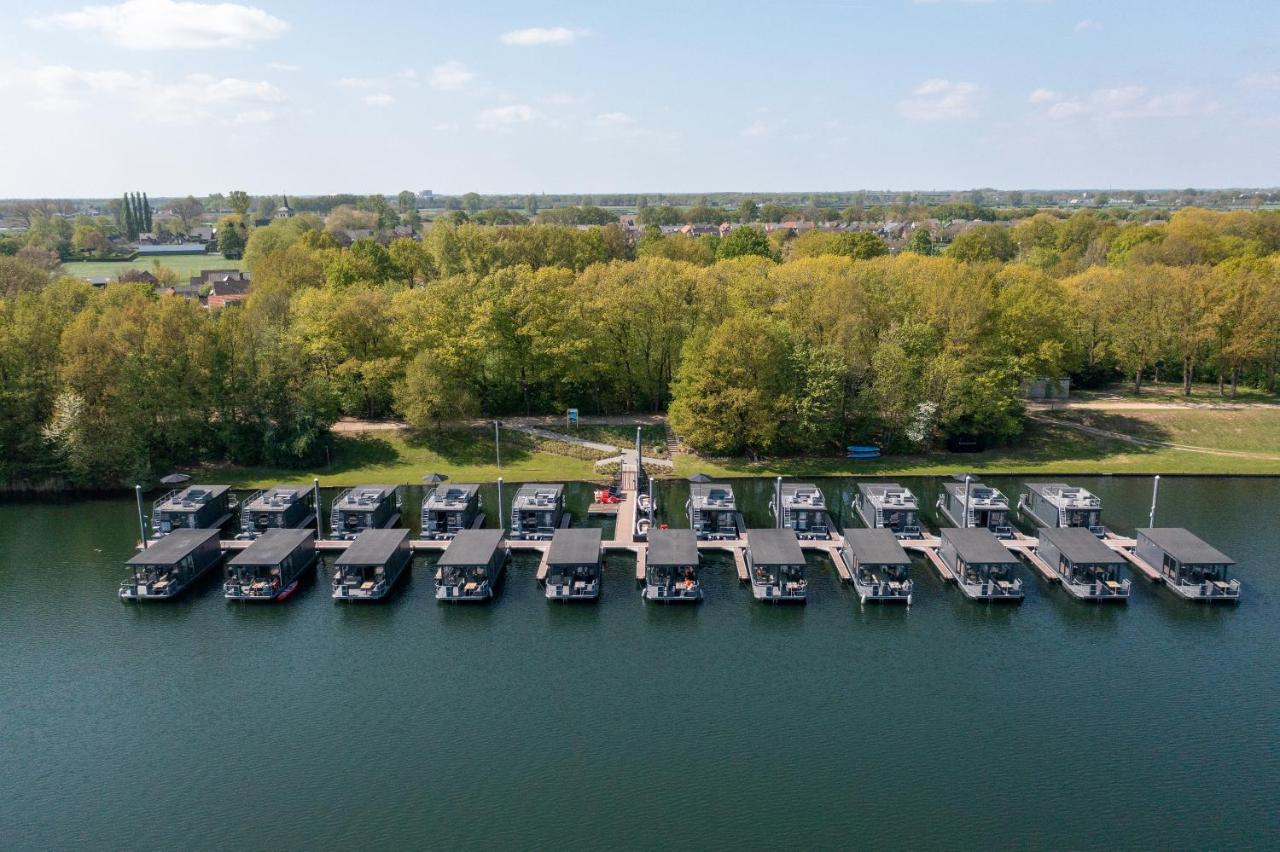 Houseboat Met Dakterras Mookerplas Middelaar Luaran gambar