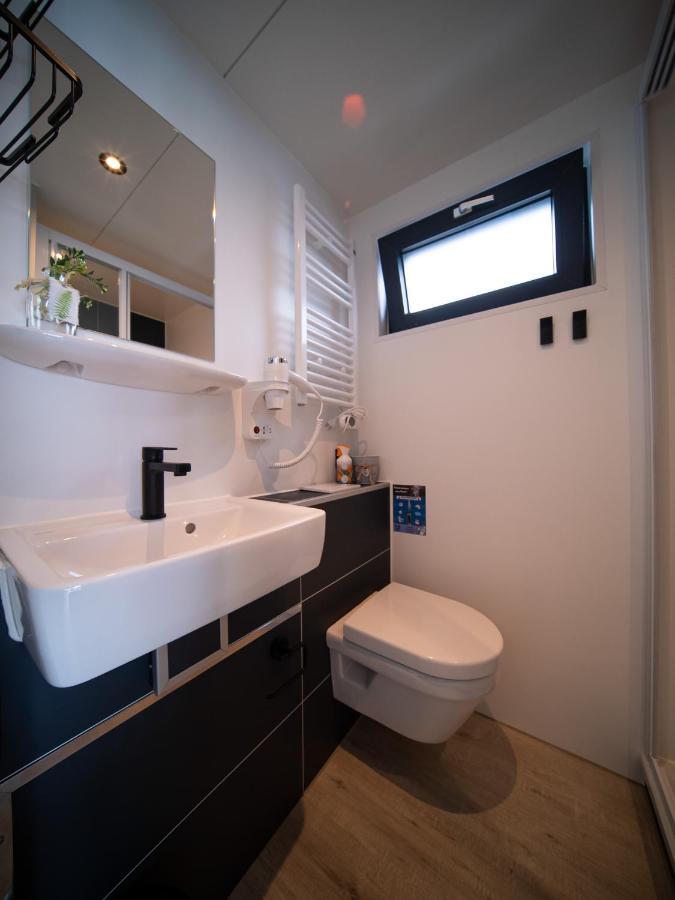 Houseboat Met Dakterras Mookerplas Middelaar Luaran gambar