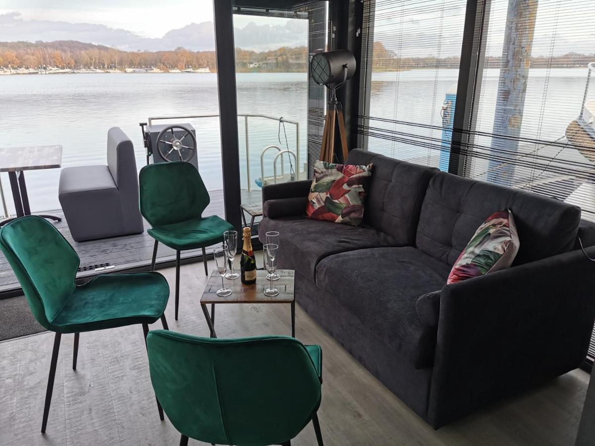 Houseboat Met Dakterras Mookerplas Middelaar Luaran gambar