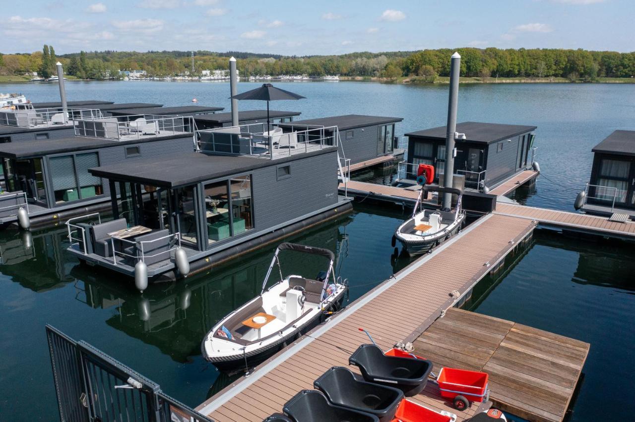 Houseboat Met Dakterras Mookerplas Middelaar Luaran gambar