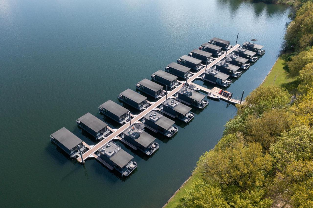 Houseboat Met Dakterras Mookerplas Middelaar Luaran gambar