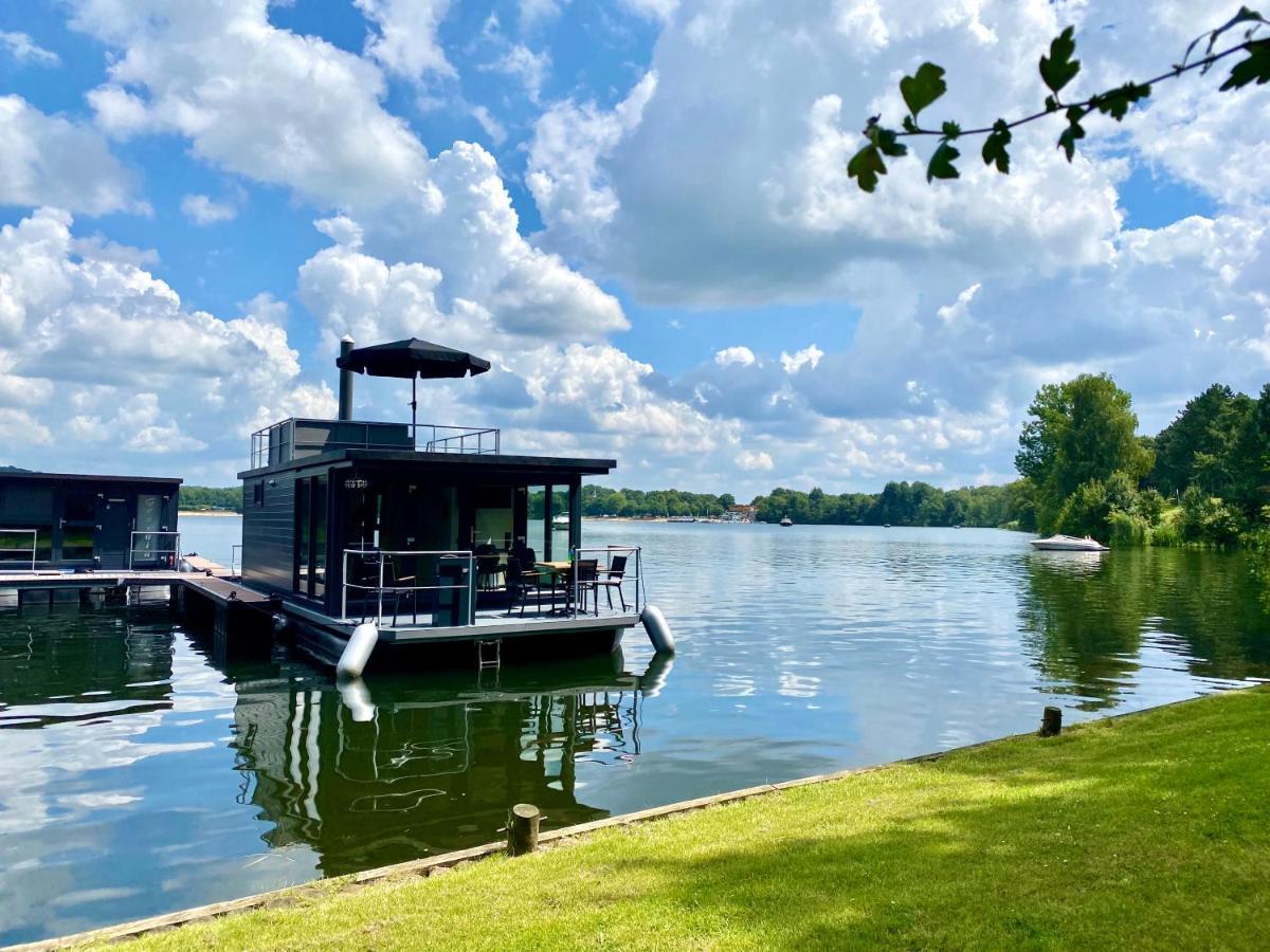 Houseboat Met Dakterras Mookerplas Middelaar Luaran gambar